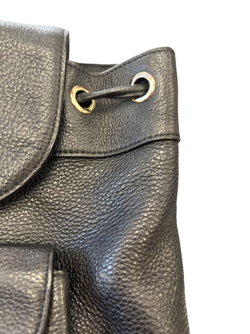 Coach F37621 wms black leather pebbled mini backpack SKU 10-048 - Picture 7 of 16